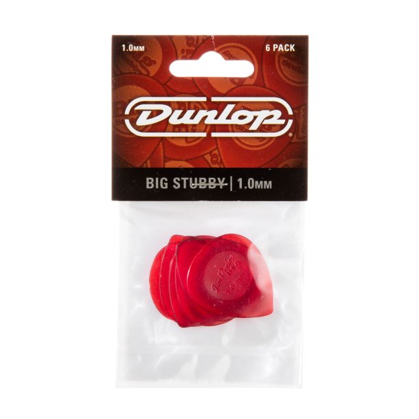 Dunlop Big Stubby 475P1.0  6 Pack 1.0mm